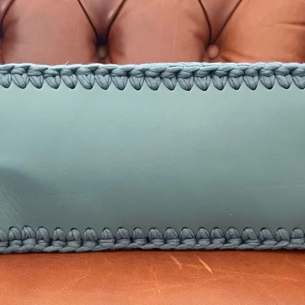 Mizele Handmade Leather & Knit Bag - Picture 8 of 13